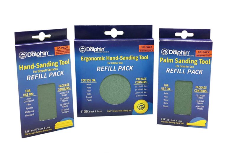 HighDensity Ergonomic Foam Sanding Tools Blue Dolphin