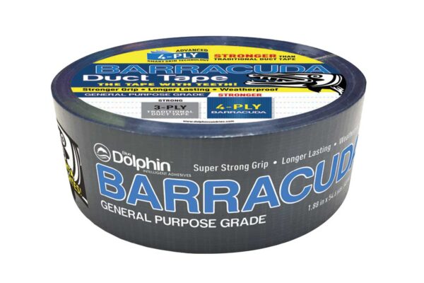 Blue Dolphin 1.88 x 20yds Colored Duct Tape TP DUCT 20BLK Case of 24