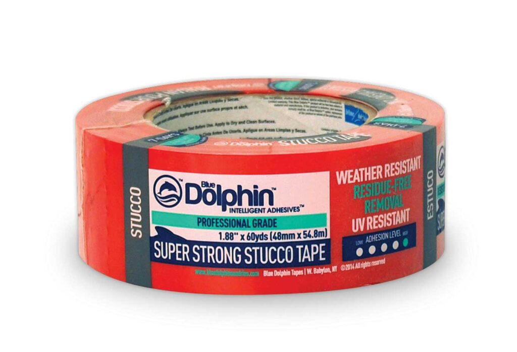 Stucco Tape Blue Dolphin